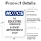 Signmission No Soliciting Vendors Seen By OSHA Notice Sign, Aluminum, 18in W x 24in L, 2PK OS-2PACK-NS-A-1824-V-14842 - alternate 3